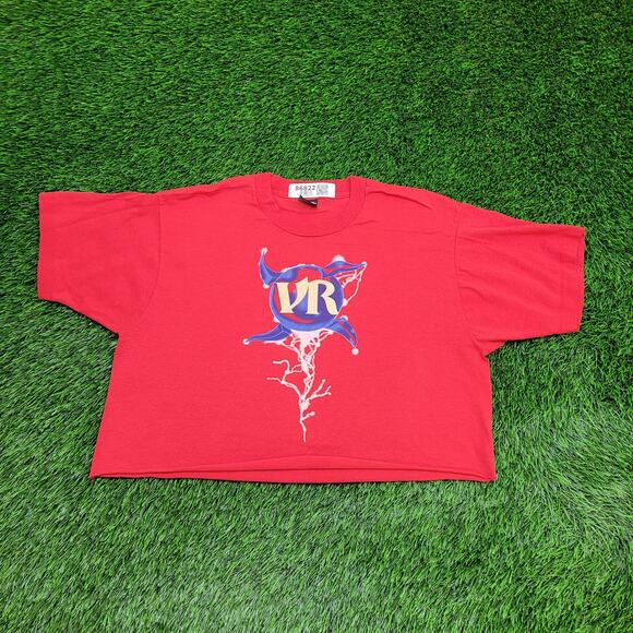 Vintage 1989 Vicious-Rumors Shirt Womens XL 22x18 Crop-Top - Picture 7 of 14